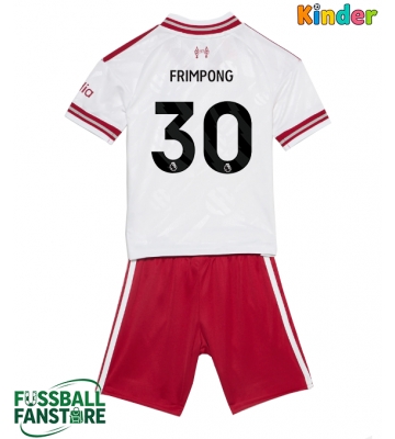 Liverpool Jeremie Frimpong #30 Replik Auswärtstrikot Kinder 2026-27 Kurzarm (+ Kurze Hosen)